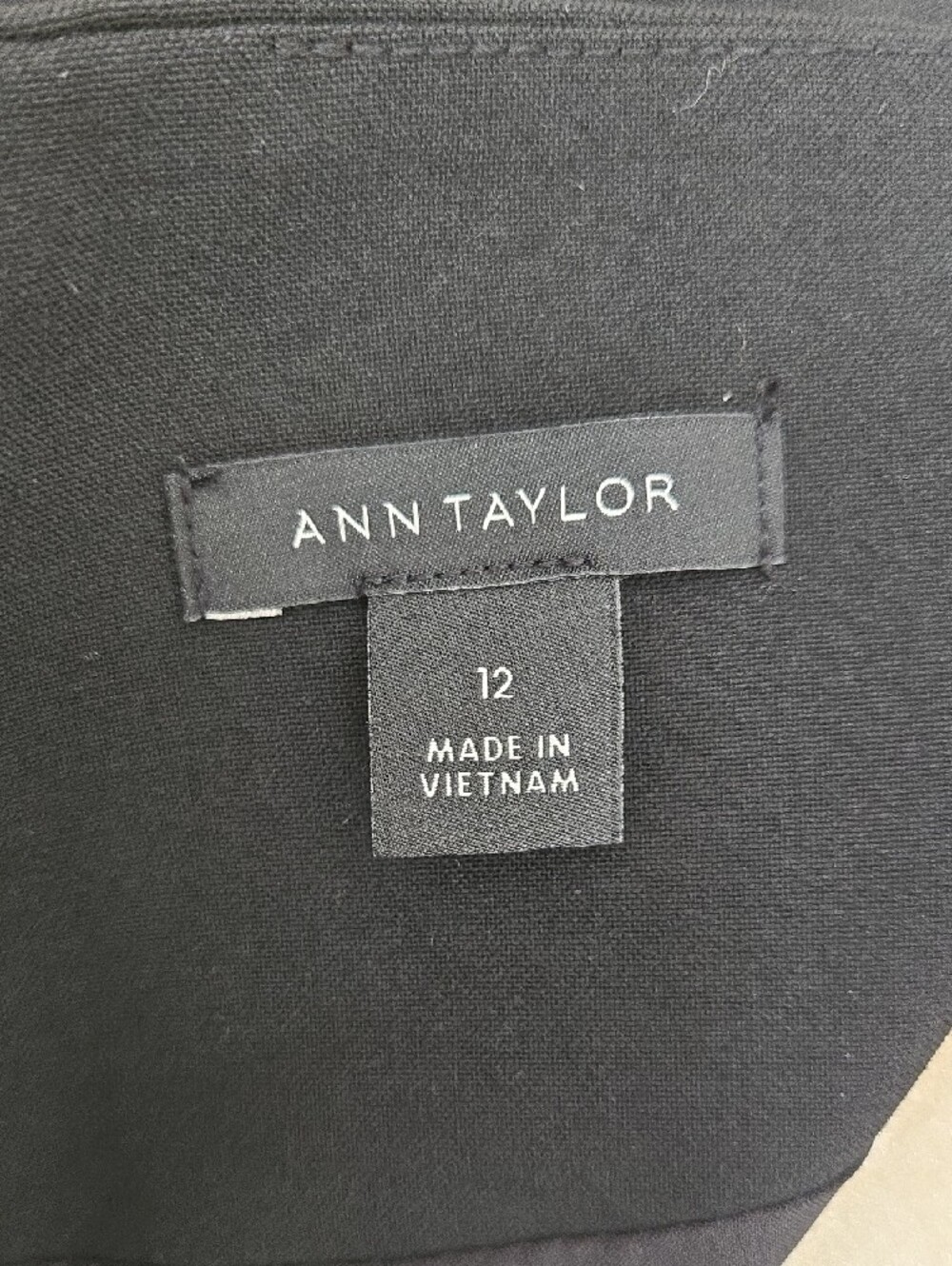 Ann Taylor Black Square-Neck Midi Dress - Picture 7 of 9